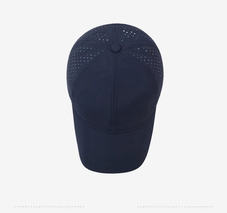 Cycling Baseball Cap Mesh Breathable Sun Hat Quick Dry Lightweight Fishing UV Protection Outdoor Summer Casual Cap