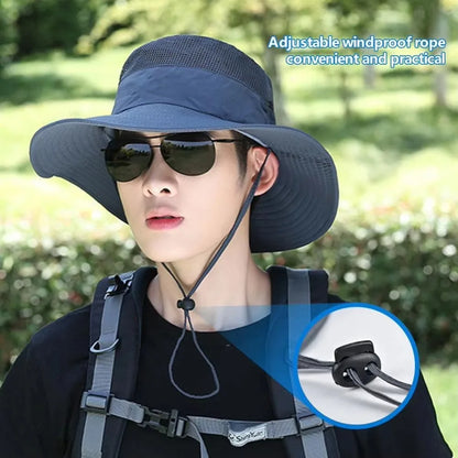 Fishing Waterproof Quick Drying Breathable Umbrella Cap Men