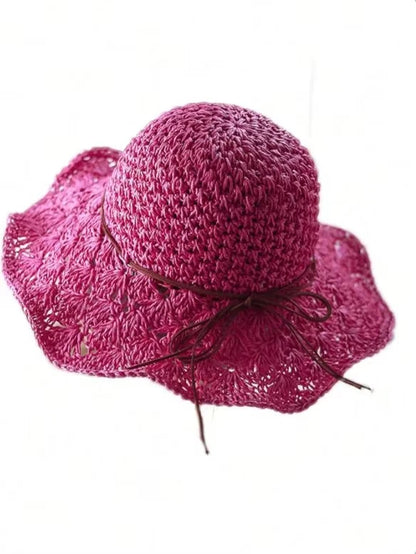 Women’s Summer Wide-Brimmed Foldable Panama Hat