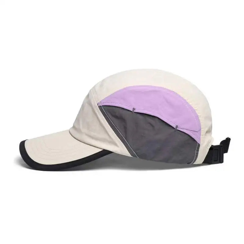 Multi-Color Contrast Patch Design Quick-Drying Baseball Cap
