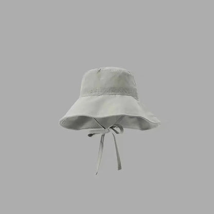 Fashion Solid Color Sunscreen Bucket Hat