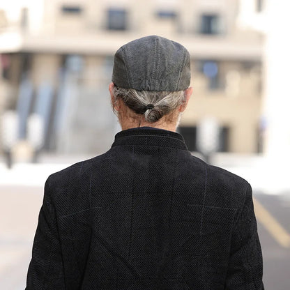 Men's Adjustable Newsboy Hat Classic Flat Ivy Cap
