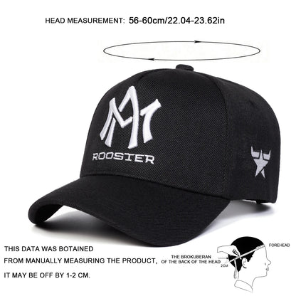 Unisex Ma Rooster Letter Embroidery Baseball Caps Spring Autumn