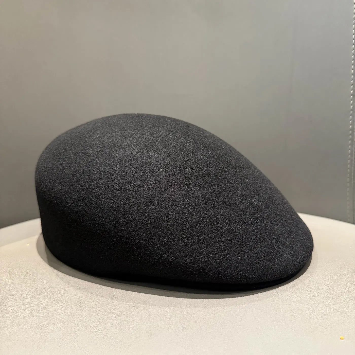 Classic Designer Luxury 100% Wool Felt Forward Cap Women Men