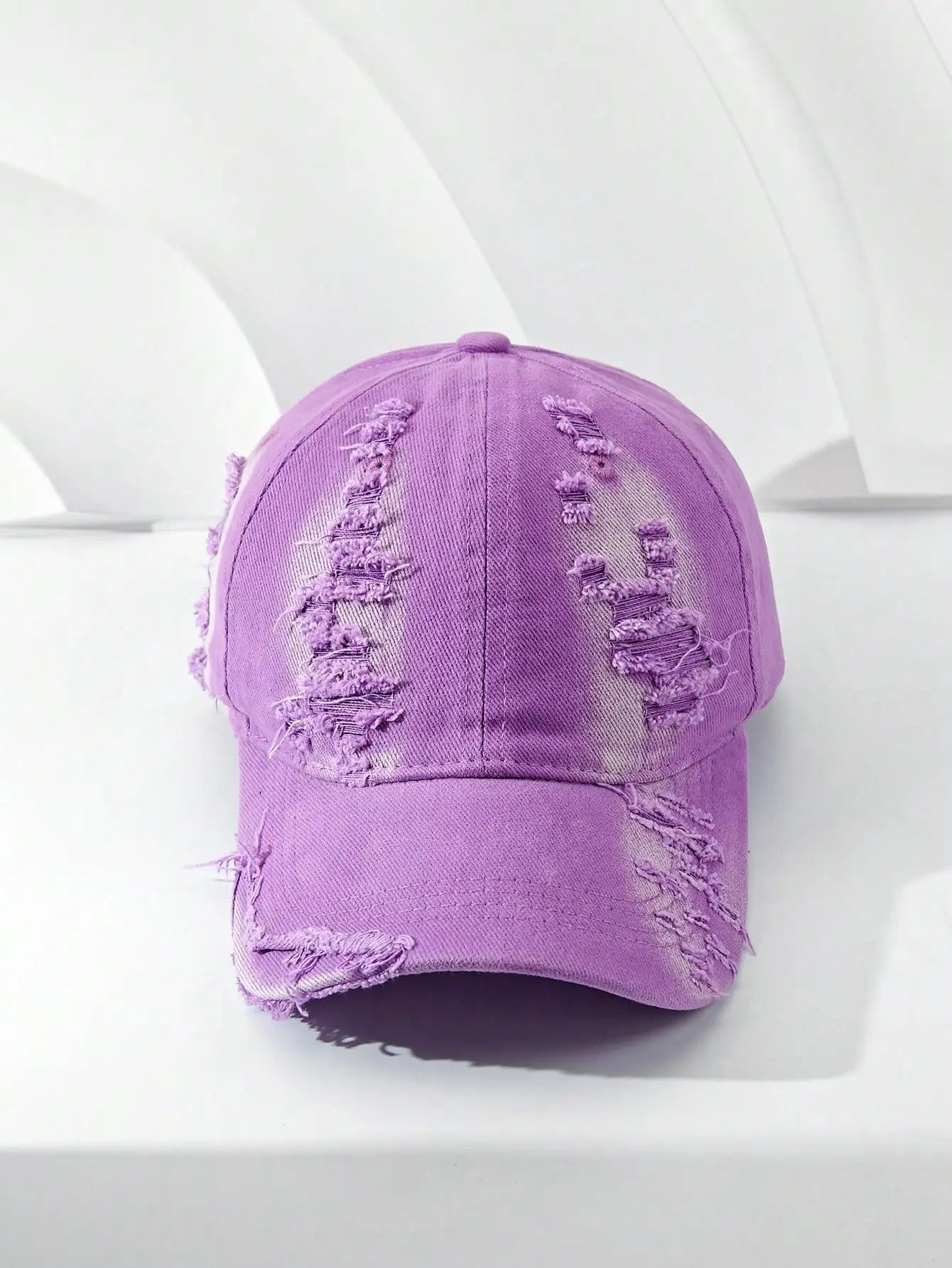 Unisex Distressed Ombre Color Retro Casual Fashion Couple Cap