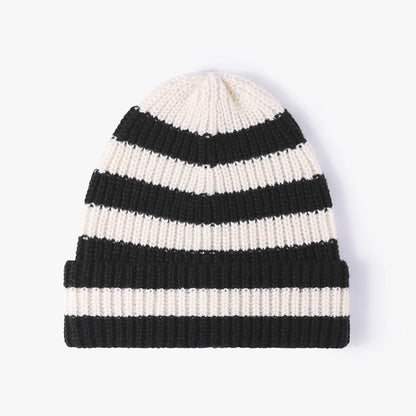 Winter Fur Leopard Print Beanie Hat Women's Outdoor