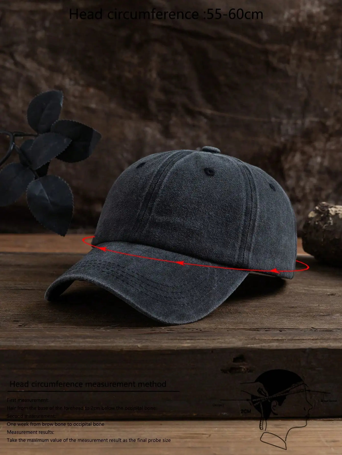 Unisex Solid Color Outdoor Leisure Adjustable Washed Baseball Cap