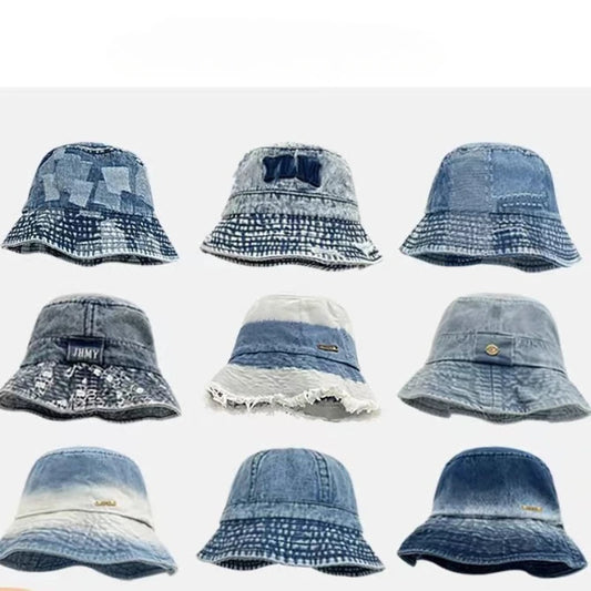 Japanese Retro Denim Series Fisherman's Hat Children's
