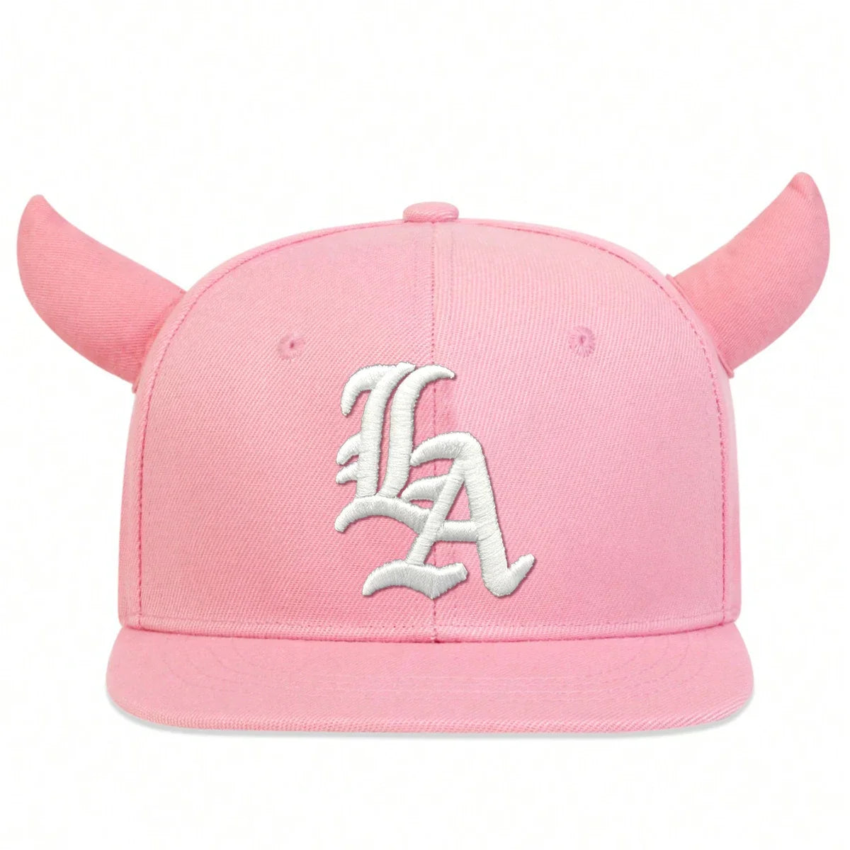 Unisex Personality Letter Embroidery Ox Horn Hip-hop Hats Spring Autumn