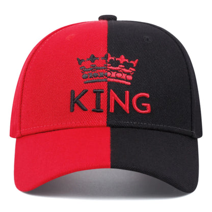 King Crown Double Color Embroidered Men's Trendy Baseball Hat Hip Hop Hat Women's