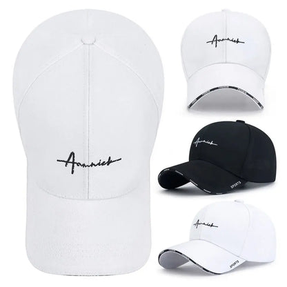 Summer Sunscreen Adjustable Sun Hats Cotton Solid Color Baseball Cap