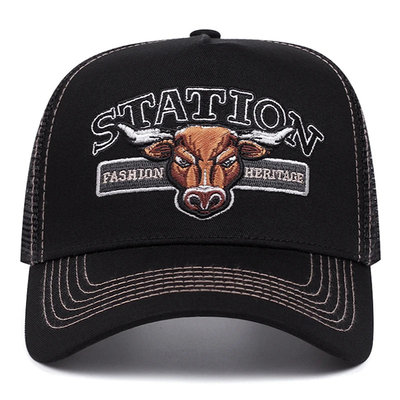 Station Men's Trendy Truck Hat Street Skateboarding Hat Hip Hop Hat Women's