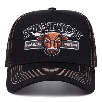Station Men's Trendy Truck Hat Street Skateboarding Hat Hip Hop Hat Women's