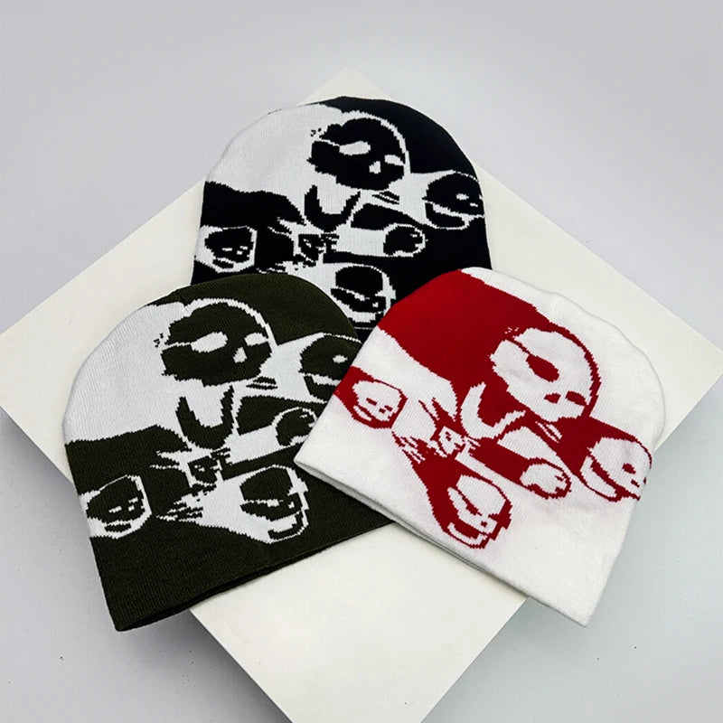 Halloween Elements Funny Wool Knitted Hats