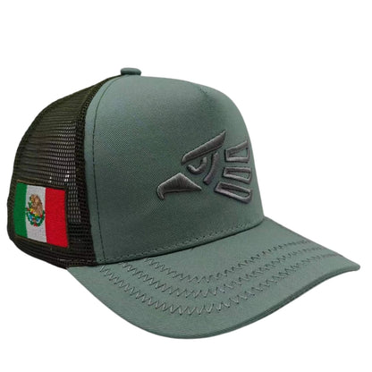 Unisex Mexican Eagle Label Baseball Net Caps Outdoor Adjustable Casual Hats Hip Hop Hat Sunscreen Hat