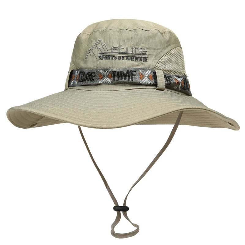 Outdoor Fishing Fisherman's Hat Men's Large Brim Sun Hat Summer