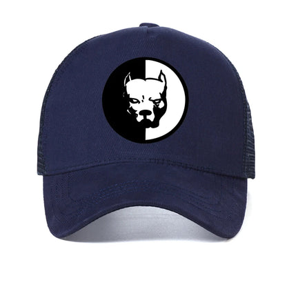 Pitbull Dog Baseball Cap Cartoon Hip Hop
