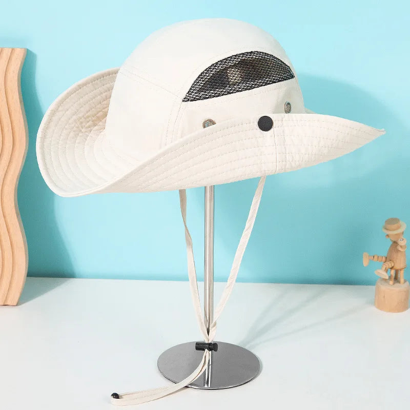 Summer Sun Hat For Men & Women - Breathable Fishing Cap Outdoor