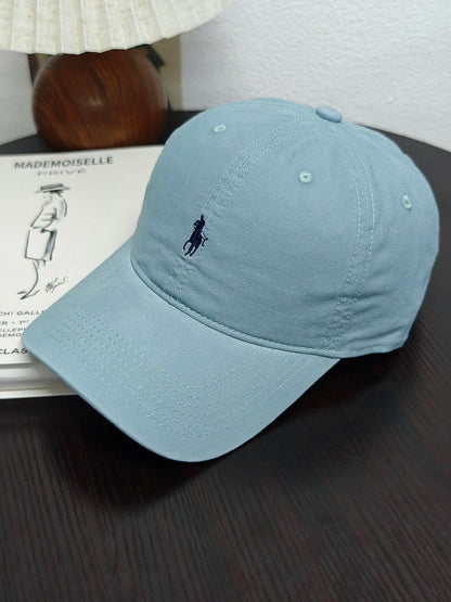 New Trendy Pony Embroidered Baseball Cap Showing Face Small Leisure Sports Cap