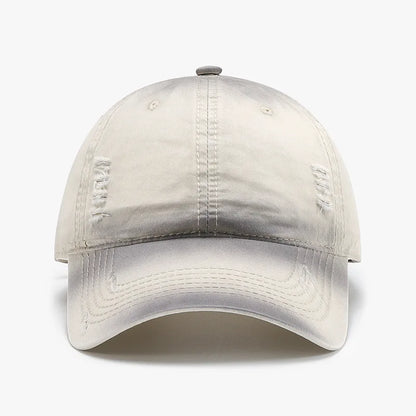 New Style Plain Washed Soft-Top Men's Large Head