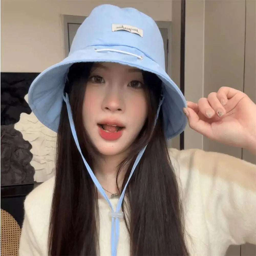 Korean Style Foldable Fisherman Hat Wide Brim