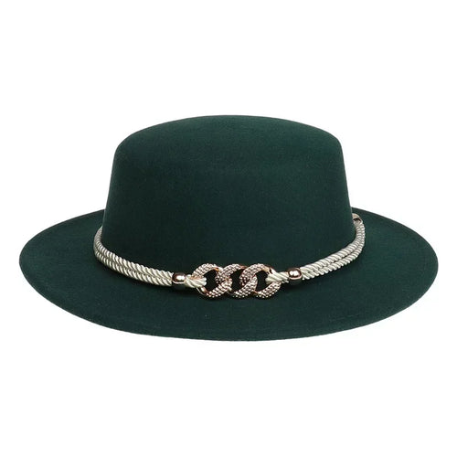 Unisex British Style Lightweight Felt Fedora Jazz Trilby Hat