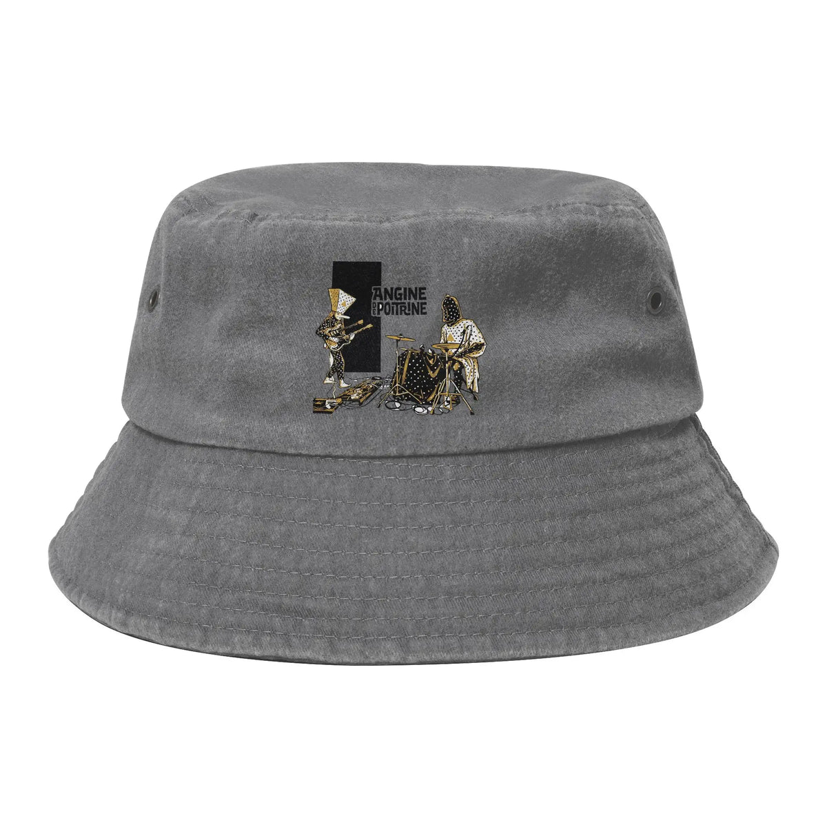 Men Women Distressed Denim Sun Hat  Bob Hat Fishing Cap Hiking