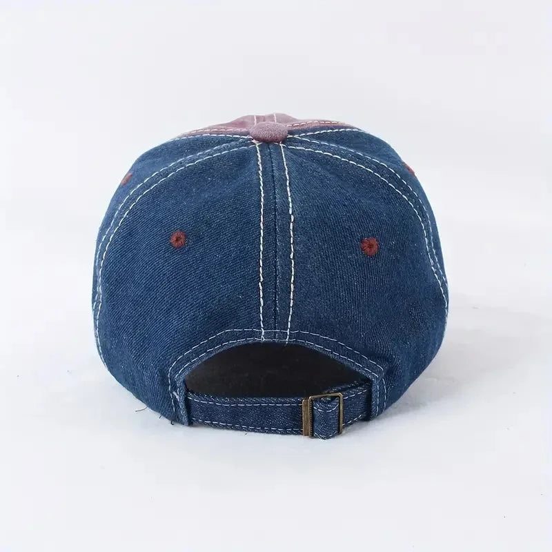 Trendy Distressed Cotton Baseball Cap