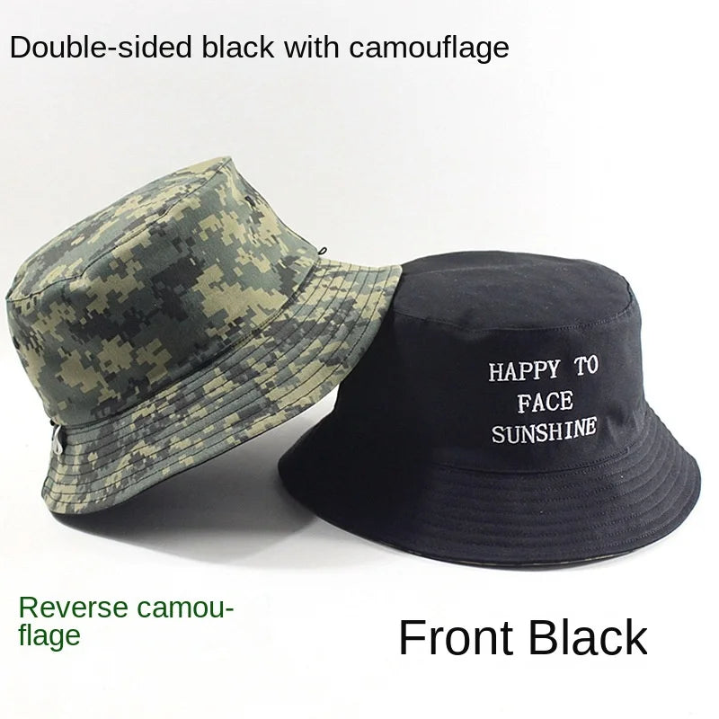 Big Head Men Large Size Sun Bucket Hat Women Fisherman