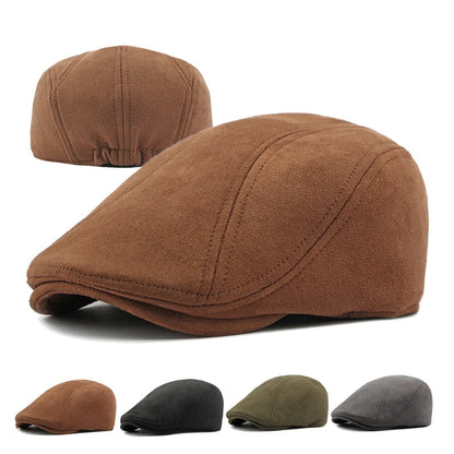 Fashion Berets Men Women Spring Autumn Suede Hats