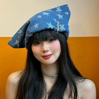 Women's Vintage Hats Sweet Cool Style Girl Horned Cowboy Hat
