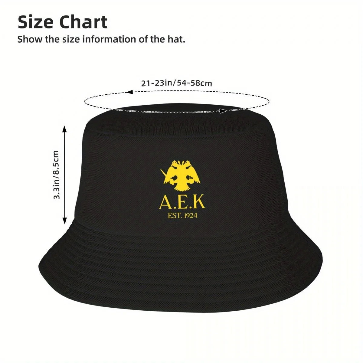 AEK Bucket Hat Cute Luxury Man Hat Elegant Women's Hats Men's