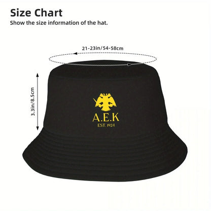 AEK Bucket Hat Cute Luxury Man Hat Elegant Women's Hats Men's