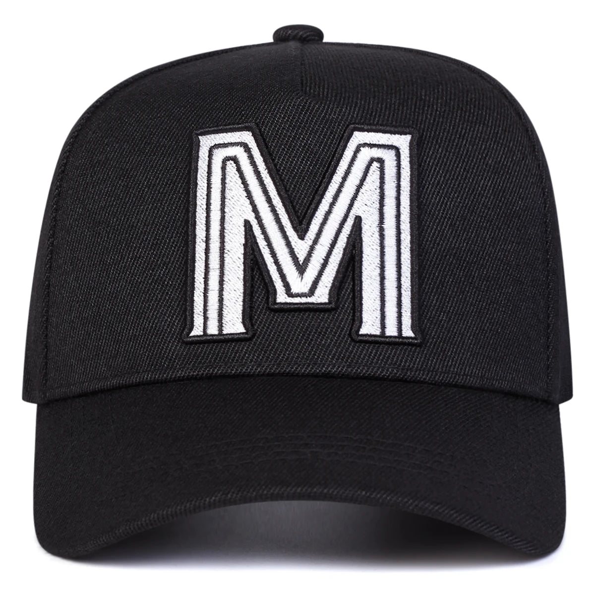 Unisex M Letter Embroidery Baseball Caps Spring and Autumn Outdoor Adjustable Casual Hat Sports Cap