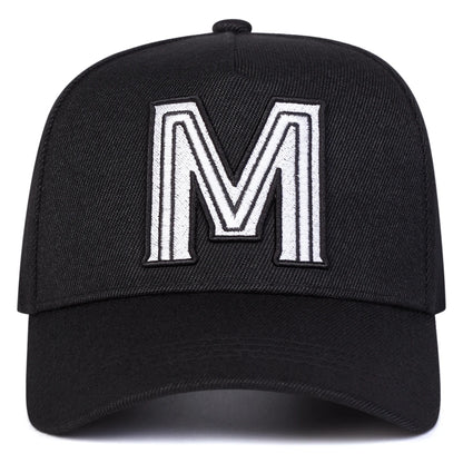 Unisex M Letter Embroidery Baseball Caps Spring and Autumn Outdoor Adjustable Casual Hat Sports Cap