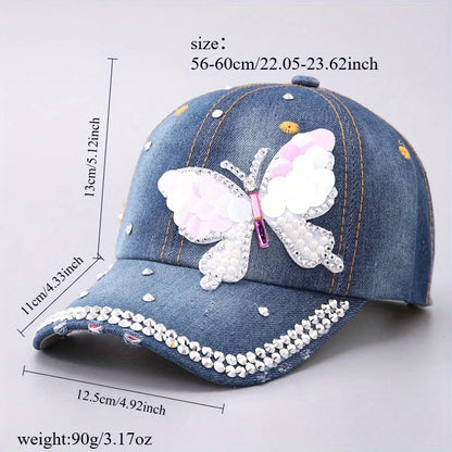 Fashionable Simple And Generous Denim Baseball Cap