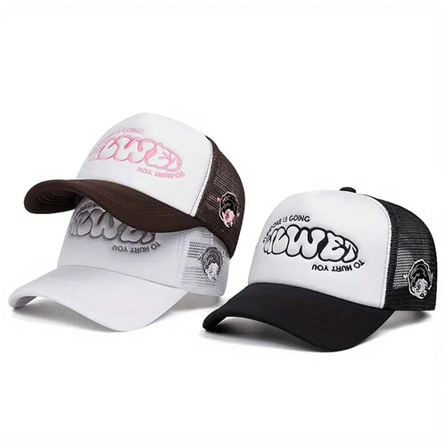 Creative Skateboard Hat Going Women's Side Embroidered Hip Hop Hat