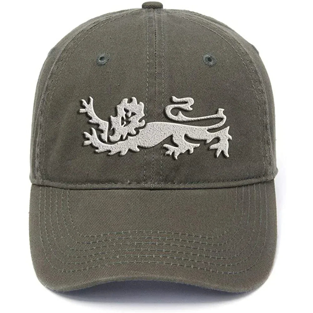 Lyprerazy England Lion Washed Cotton Adjustable
