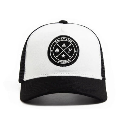 Spring Summer Suede 5 Panel Mesh Baseball Cap