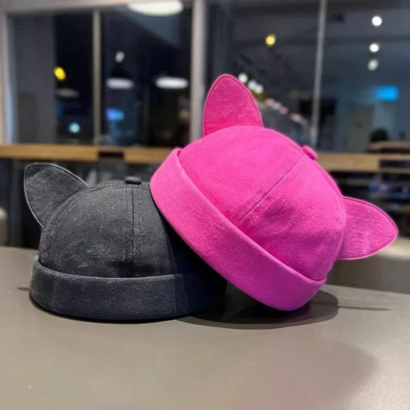 2026 New Spring Summer Cotton Solid Color Docker Cap