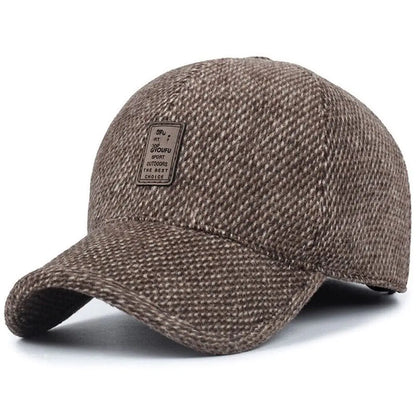 High Quality Autumn Winter Thick Earmuffs Hat Warm Adjustable Earmuffs Baseball Cap Casual Simple Outdoor Hats