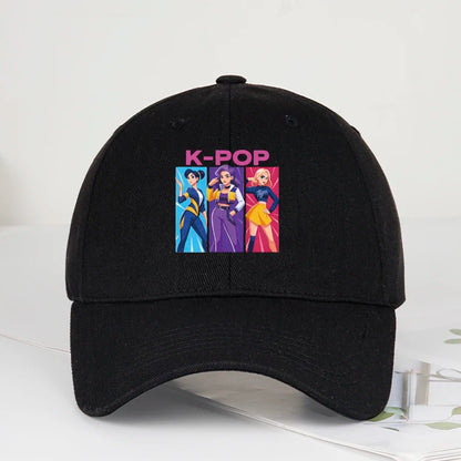 K-POP Girl Group Cartoon Baseball Cap Men Women