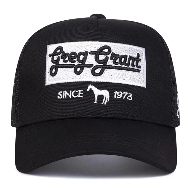 Baseball Hat Since 1937 Horse Embroidered Hip Hop Hat