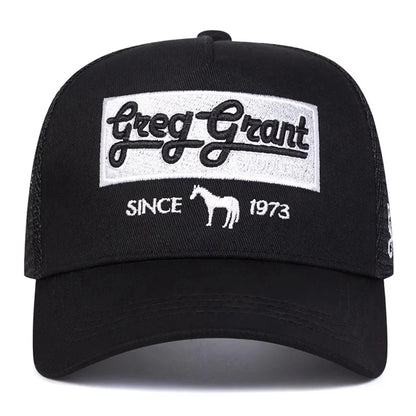 Baseball Hat Since 1937 Horse Embroidered Hip Hop Hat