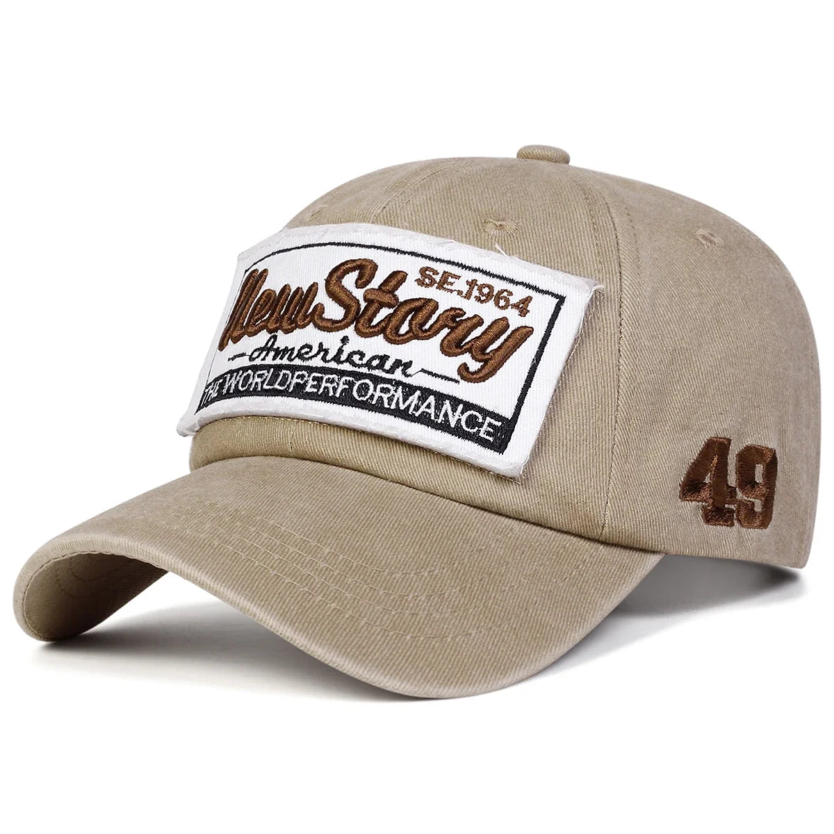 Embroidery Wash Baseball Caps Spring Autumn