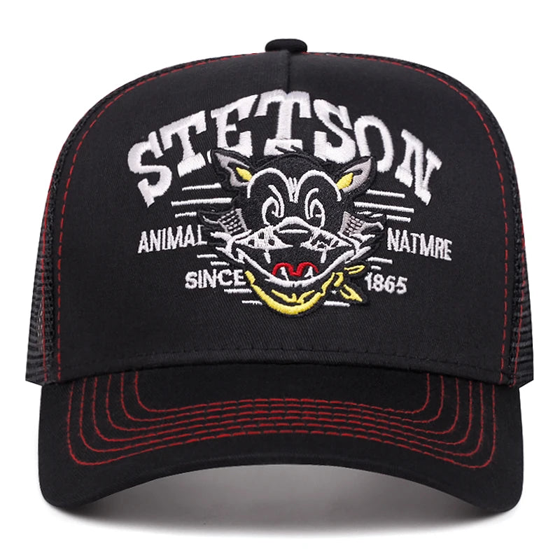 Baseball Hat Stetson Cartoon Cat Truck Hat Street Hip Hop Hat