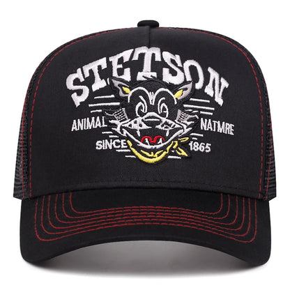Baseball Hat Stetson Cartoon Cat Truck Hat Street Hip Hop Hat