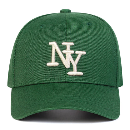 Men's NY Embroidered Baseball Cap Adjustable Outdoor Casual Cap