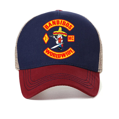 Bandidos Motorcycle Club Men Baseball Cap Summer