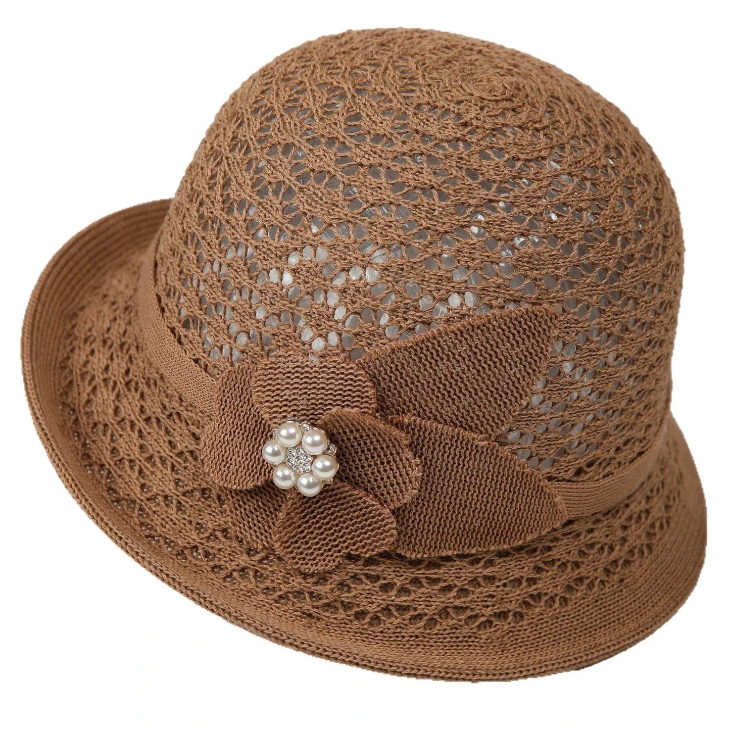 Summer Sun Protection Hat French-Style Rolled-Brim Sun Hat